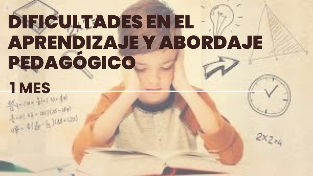 DIFICULTADES EN EL APRENDIZAJE Y ABORDAJE PEDAGÓGICO
